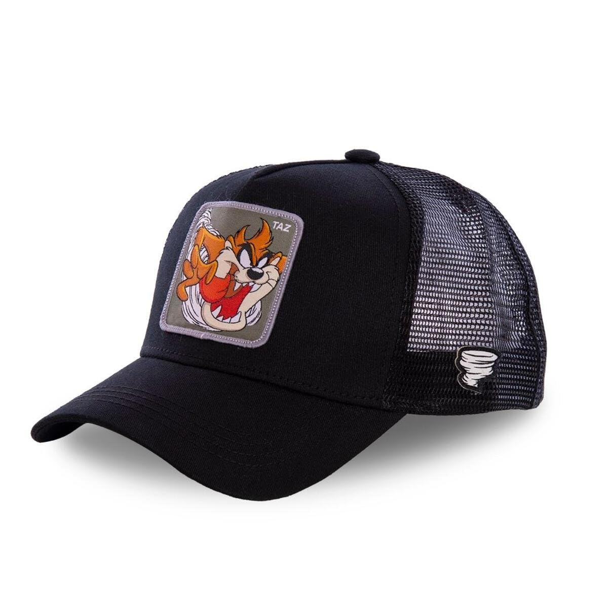 Capslab Freegun Looney Tunes Trucker Cap CL-LOO-1-TAZ3, Men's Cap, Black, Black, One Size