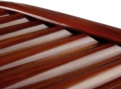 Miniatura 24 de 20 tubos E Key Natural Bamboo Pan Flute Chino Tradicional Instrumento Musical Marrón Tubos Fácil de Aprender con Caja Negra