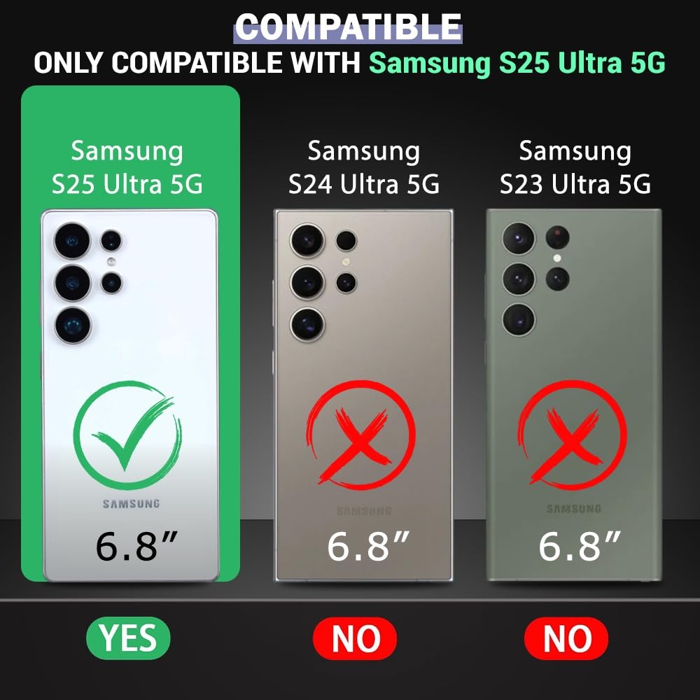 TheGiftKart Hybrid Back Cover Case for Samsung Galaxy S25 Ultra 5G | Built-in Stand | Shockproof Hard Back Case Cover for Samsung Galaxy S25 Ultra 5G (PC & TPU, Clear Back, Transparent Sides) — Amazon image 2