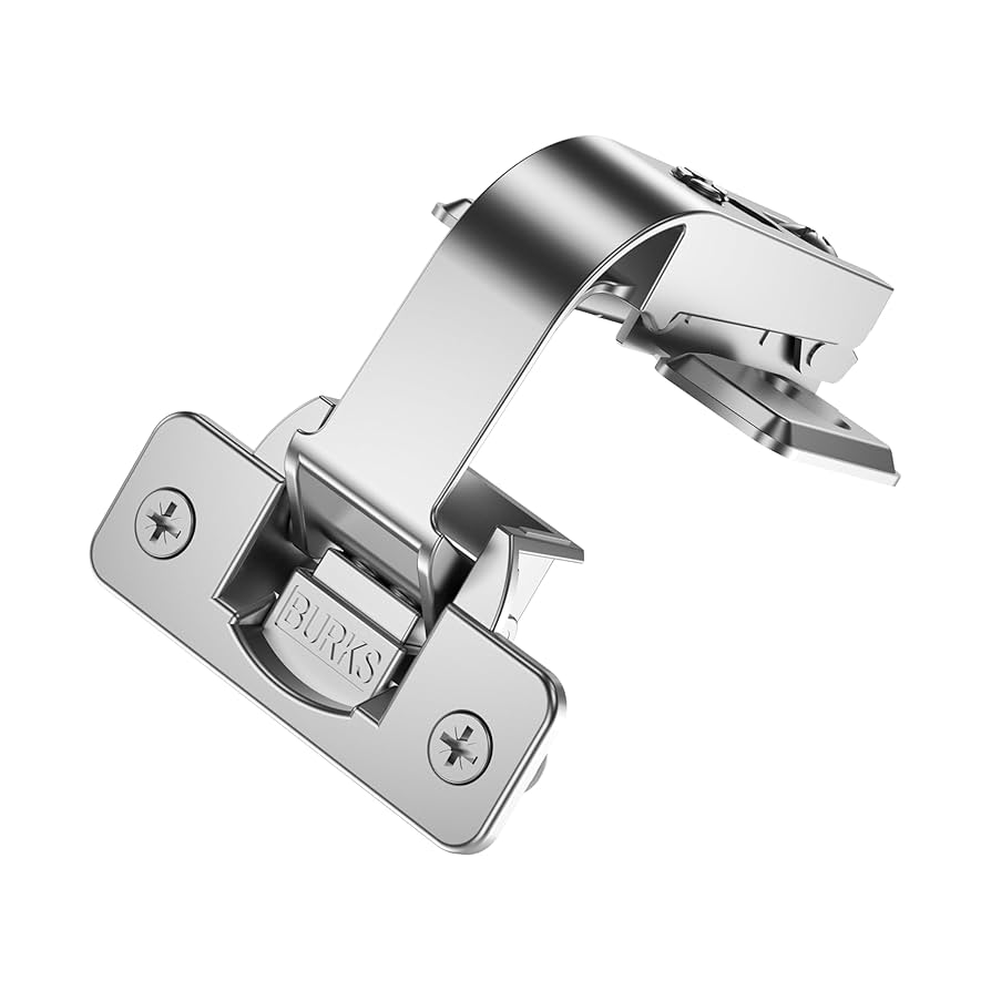 Johnny&#39;s - H.  Ferrari 170 Degree Kitchen Door Hinge Kit: Nickel Plated