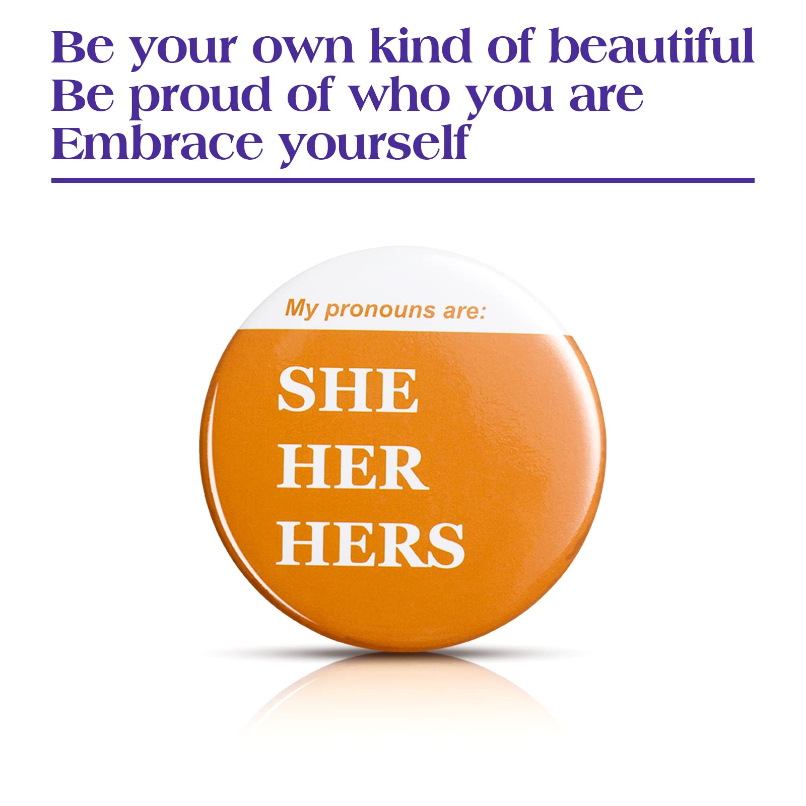 Snapklik.com : 30 Pcs Pronoun Pinback Button Pronoun Badges Pins Gender ...