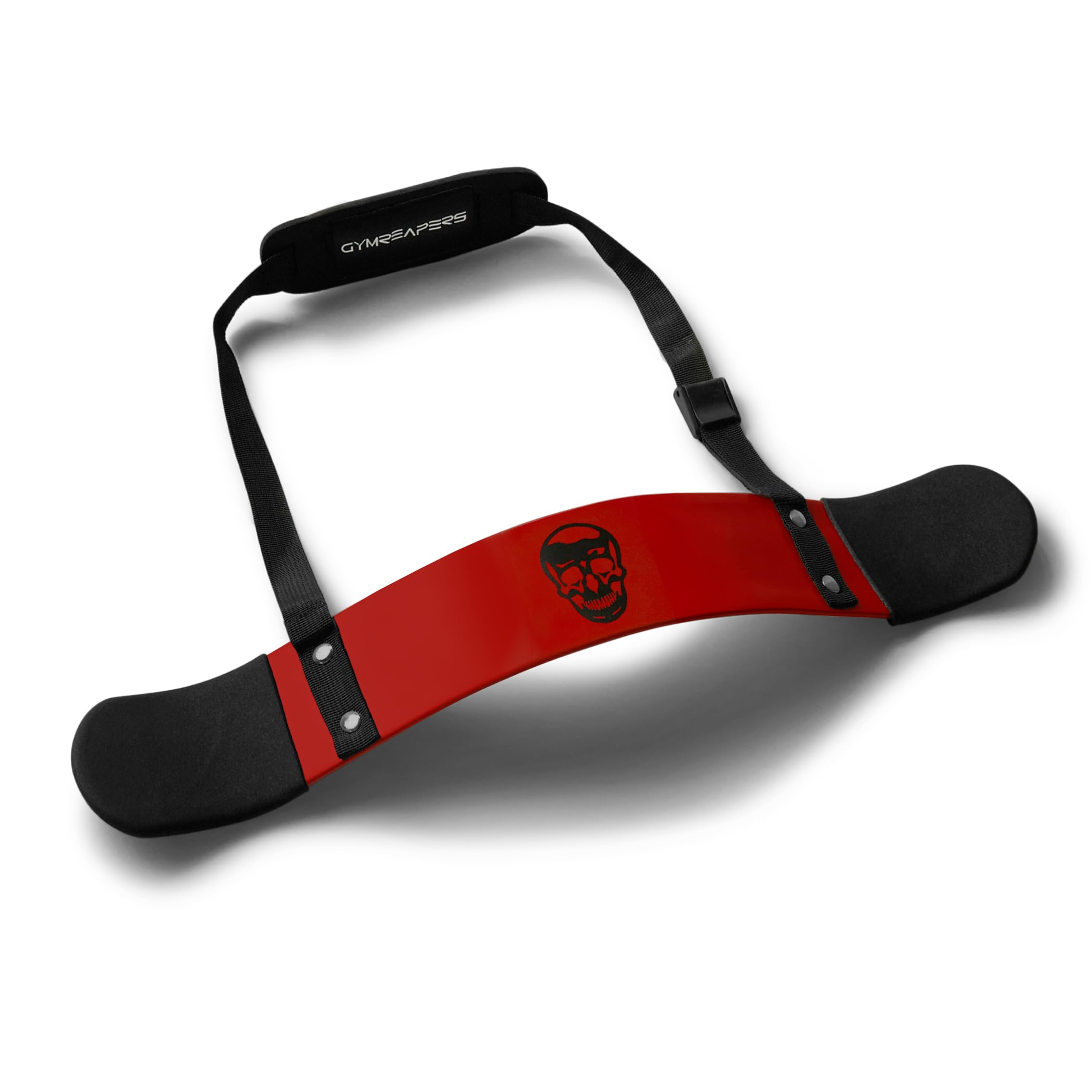 GymreapersBicep Arm Blaster - Bicep Curl Isolator w/Contoured, Padded Edges - Adjustable Bicep Bomber for Weightlifting & Bodybuilding