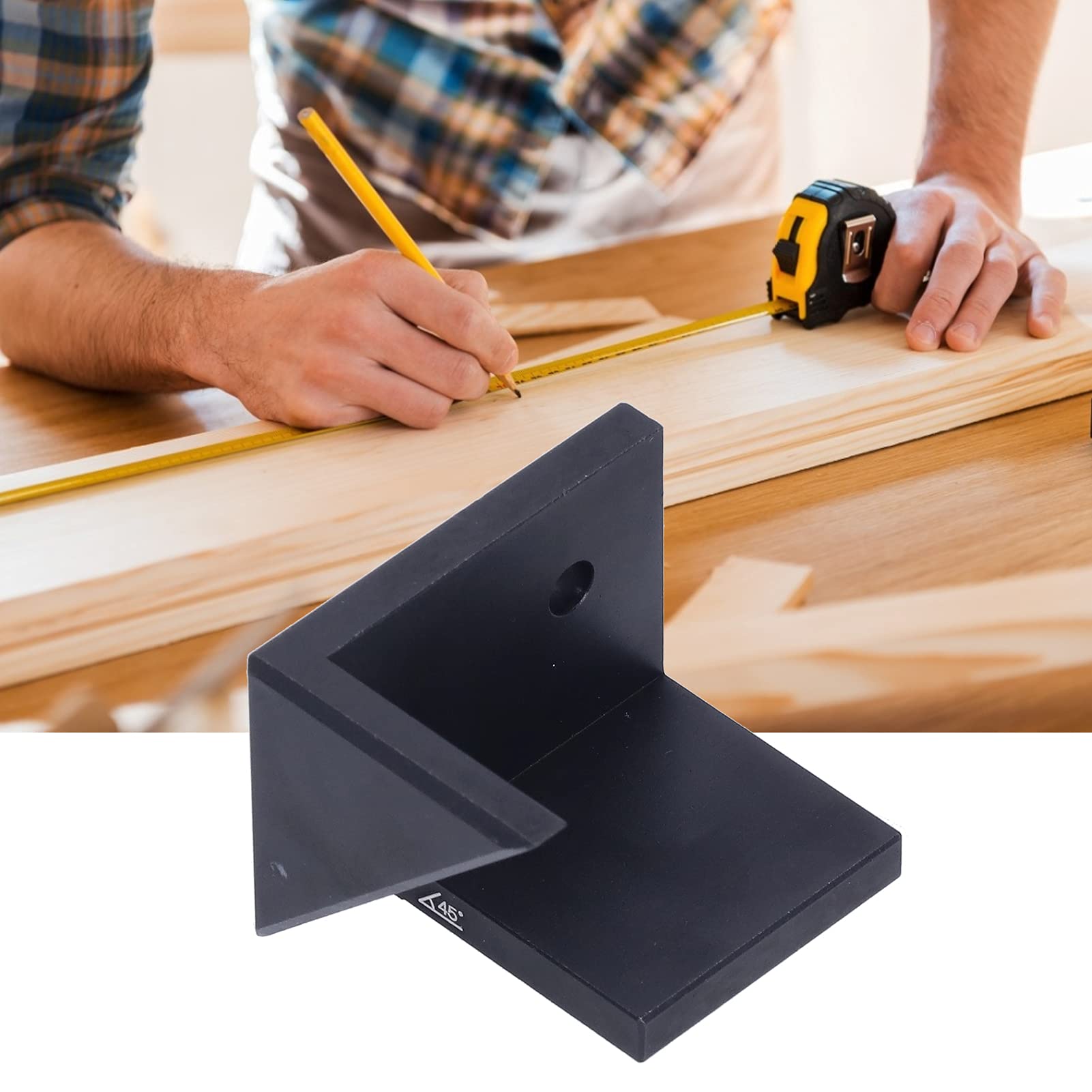 Scribner Per Disegno - Angolo 45 Gradi In Lega Alluminio, Per Lavorazione Legno E Decorazione - Foto 11