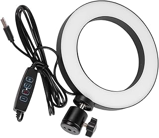 OSALADI Selfie Fill Light Portable 8 Dimming Daily Phone Inches Beauty Light Led Lamp Broadcast Cell Black Fill Tripod Live Cellphone Without Use for Selfie Portable Fill Light