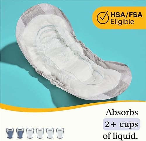 Miniatura 2 de Because Protectores prémium para hombres  Paquete de 20 protectores de protección de vejiga discretos envueltos individualmente