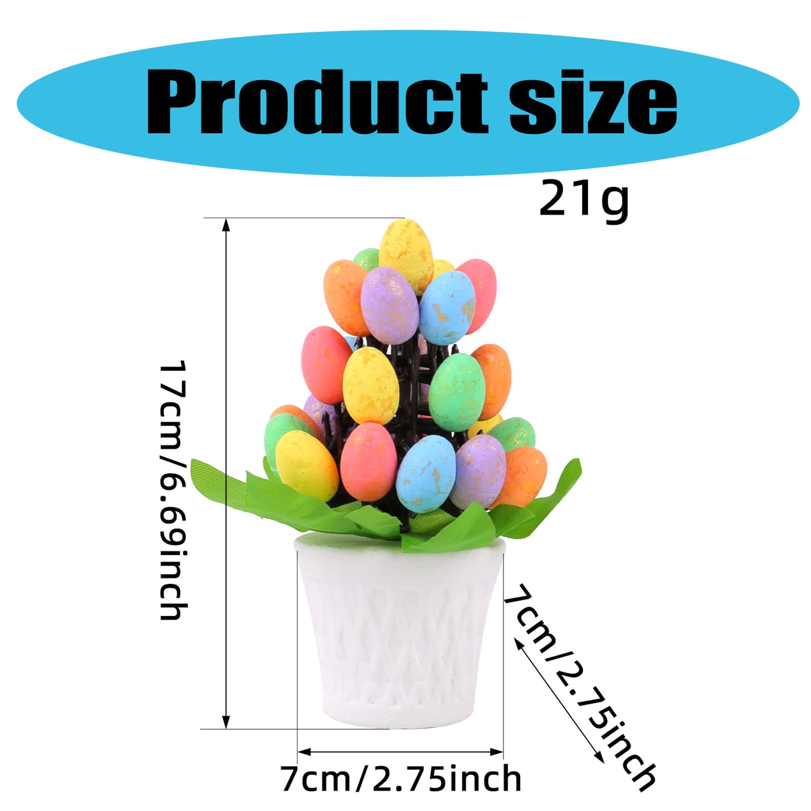 Amazon.co.jp: イースターエッグプランターテーブルトップ