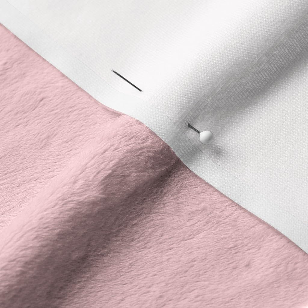 Spoonflower Fabric - Deer Pink Meadow Sunrise Gray Girl Woodland Nursery Buck Printed on Minky Fabric by The Yard - Sewing Baby Blankets Quilt Backing Plush