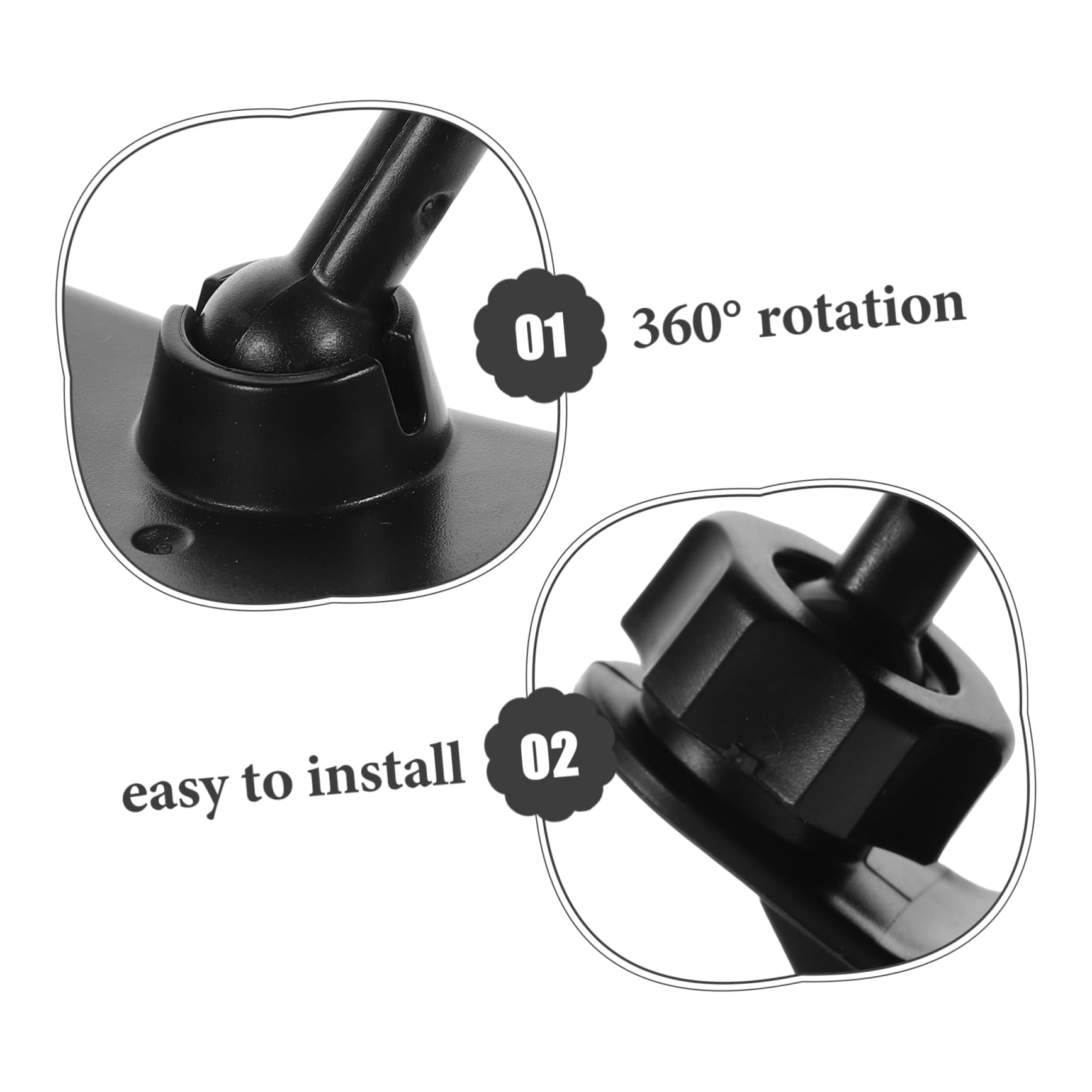 SOESFOUFU Car Baby Mirror Rear Facing Infant Car Mirror Easy ° Rotation Wide View