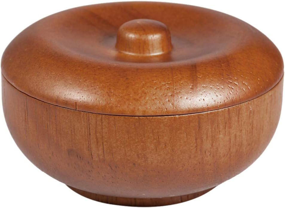 Frcolor シェービングボウル 木製シェービング石鹸ボウル 泡立ちカップ カミソリホルダー メンズ 洗顔 シェービング用アクセサリーふた付き Frcolor シェービングボウル 木製シェービング石鹸ボウル 泡立ちカップ カミソリホルダー メンズ 洗顔 シェービング用アクセサリーふた付き