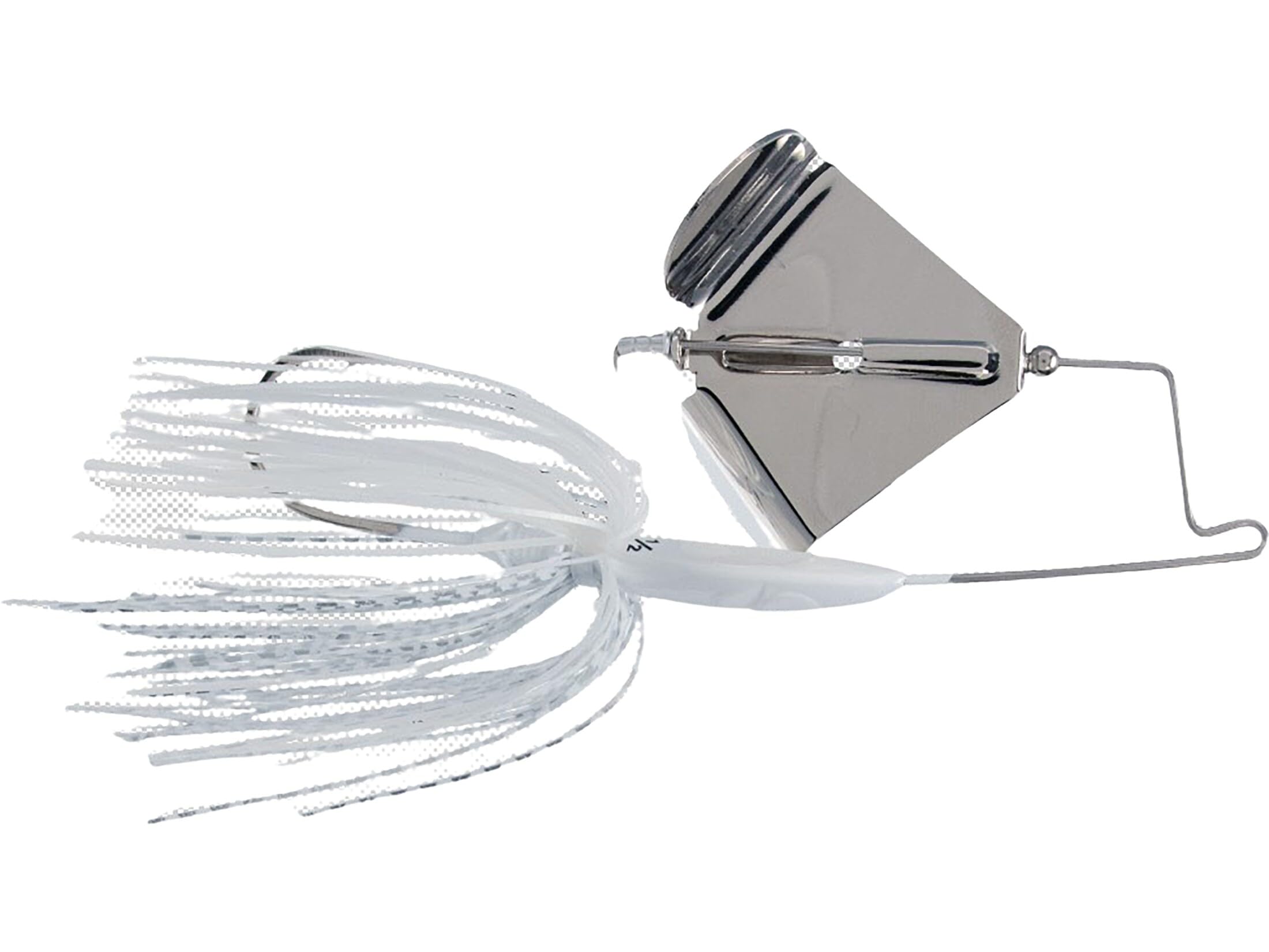 BUCKEYE LURES BUZZERK 1/2 OZ. / White W/Nickel Blade