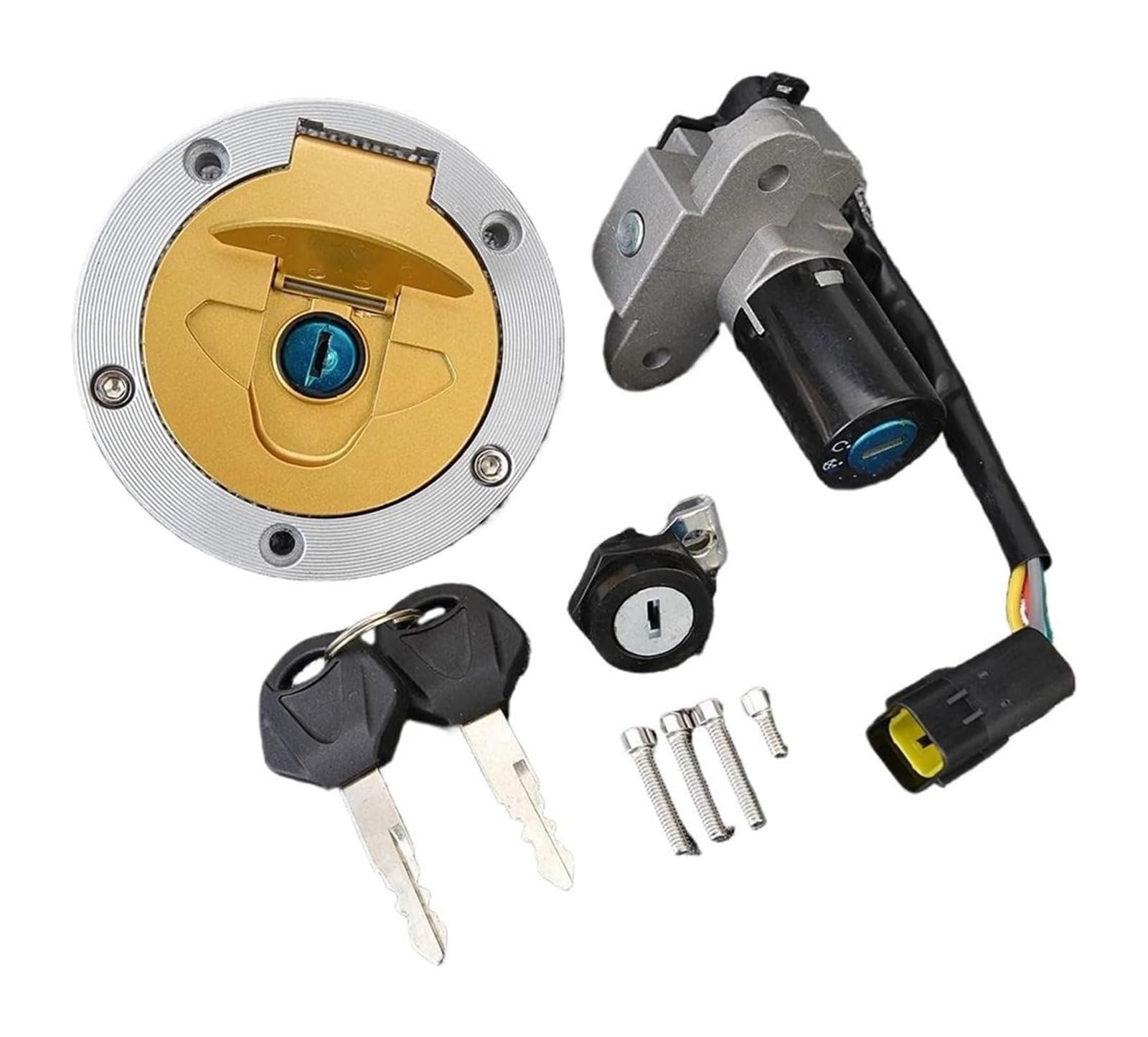 Cerradura De Encendido para Ducati para ST4S 2002 para ST3 2003-2007 para 1098 2008-2013 Interruptor Arranque Accesorios Motocicleta Cerradura Encendido Combustible