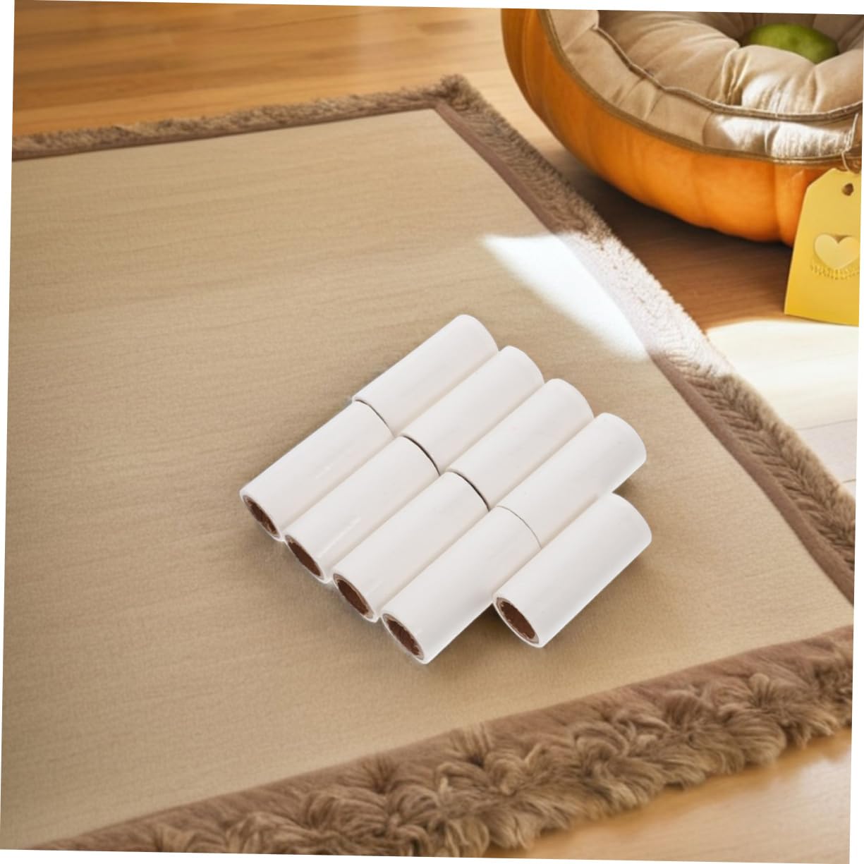 Toyvian Ricariche Rotolo Adesivo per Peli Animali, 25 Pezzi, Carta | Bianco, Uso Casa e Viaggio, Facile Sostituzione, Presa Forte per Lanugine e Chioma