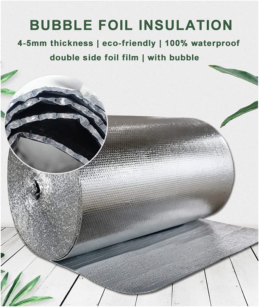 Barrera de vapor aislante y reflector térmico de aluminio autoadhesivo 2
