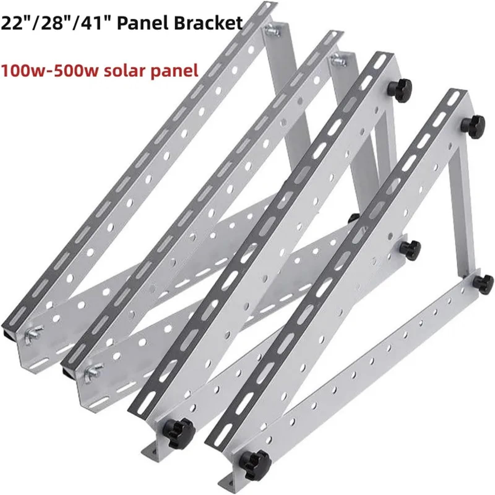 Regulowany uchwyt na panel słoneczny z możliwością pochylenia, trójkątny aluminiowy stojak dachowy, 560 mm do 1040 mm, do paneli słonecznych o mocy od 100 W do 300 W(1040mm)