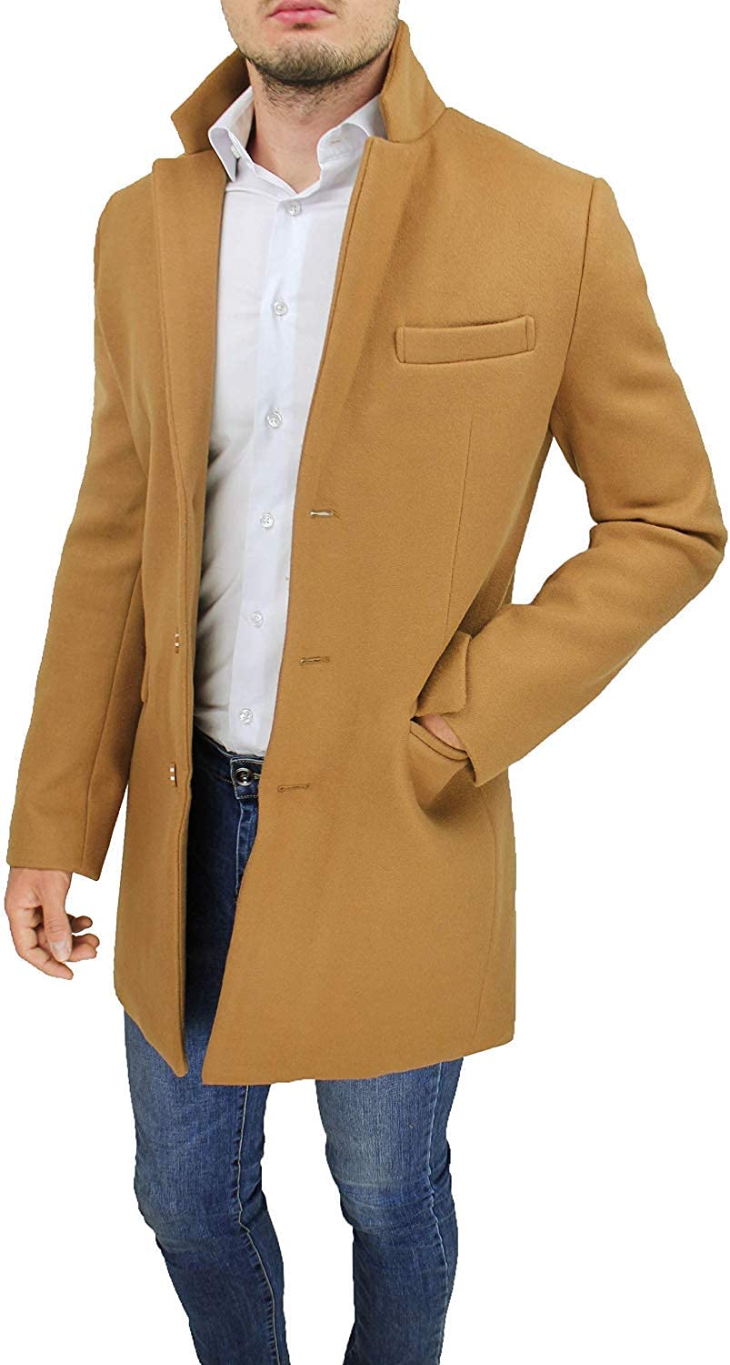 Cappotto soprabito uomo Class invernale giacca Sartoriale casual elegante