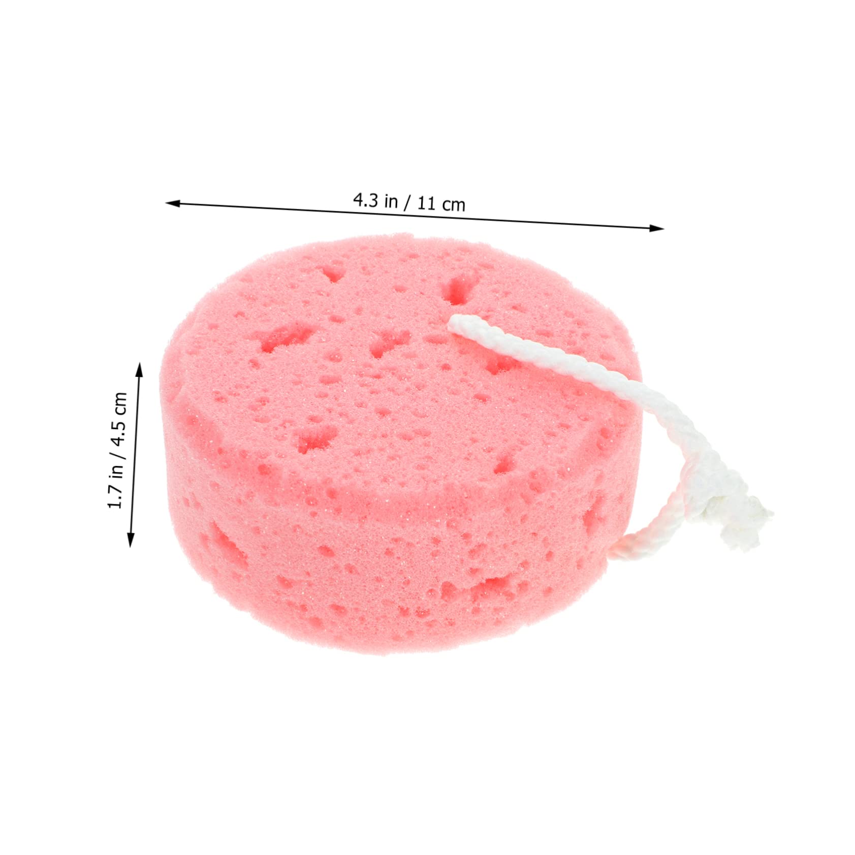 Healeved 12 Piezas esponja de baño esponja exfoliante corporal depurador de cuerpo de ducha esponjas depurador de piel de baño esponja exfoliante de ducha ronda Bola de baño