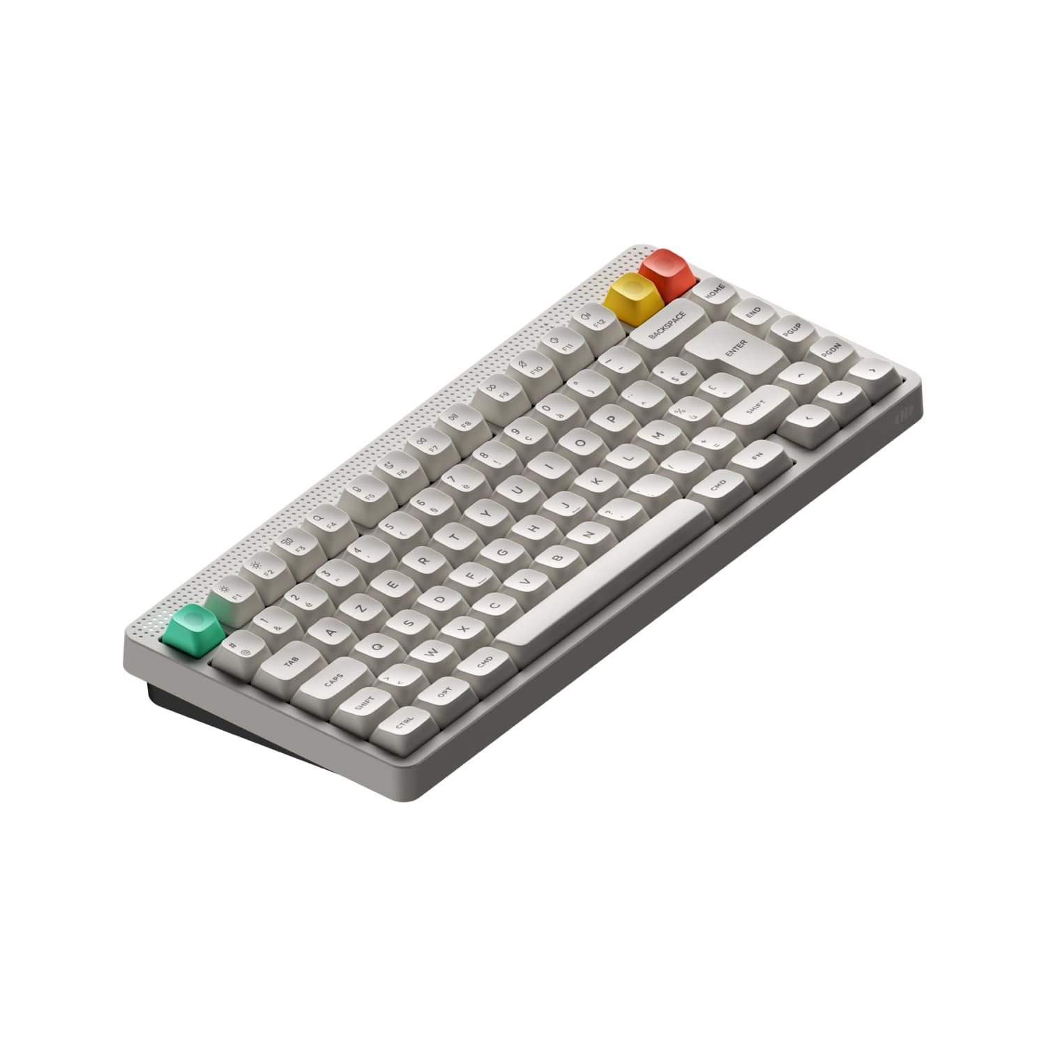 nuphy Clavier mécanique sans Fil Node75 (ISO-FR AZERTY) | clavier personnalisable à 75 % avec touches remplaçables à chaud, 82 touches,connectivité Bluetooth/2,4 GHz/USB-C