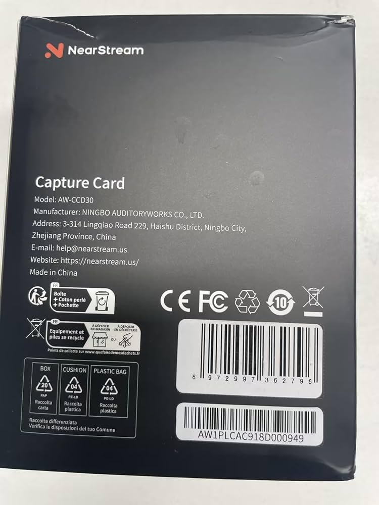 キャプチャボード NearStream AW-CCD30 Amazon.co.jp: NearStream CCD30 Black Capture Board : Computers