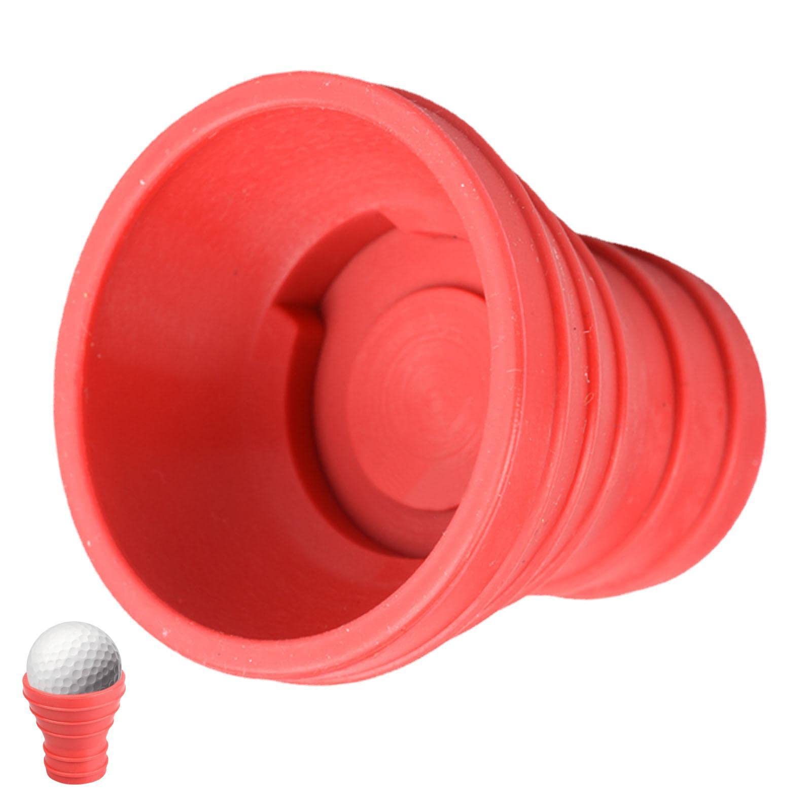 Eastuy Suction Cup Golf Ball Retriever - Portable Rubber Ball Retriever Tool Golf For Ball Retrievers | Ergonomically Golf Sucker Accessories For Putters And Golfer