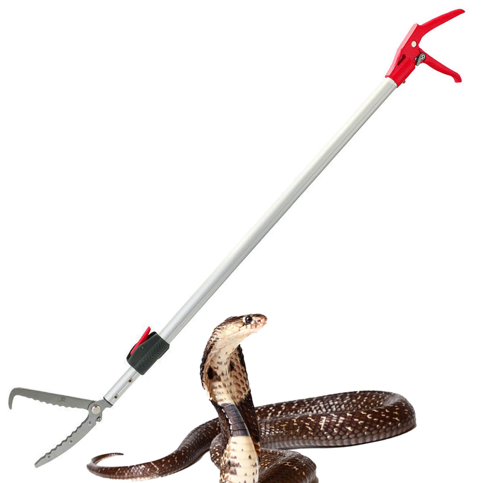 55''-87'' Telescopic Snake Grabber Tongs Professional Handling Tools
