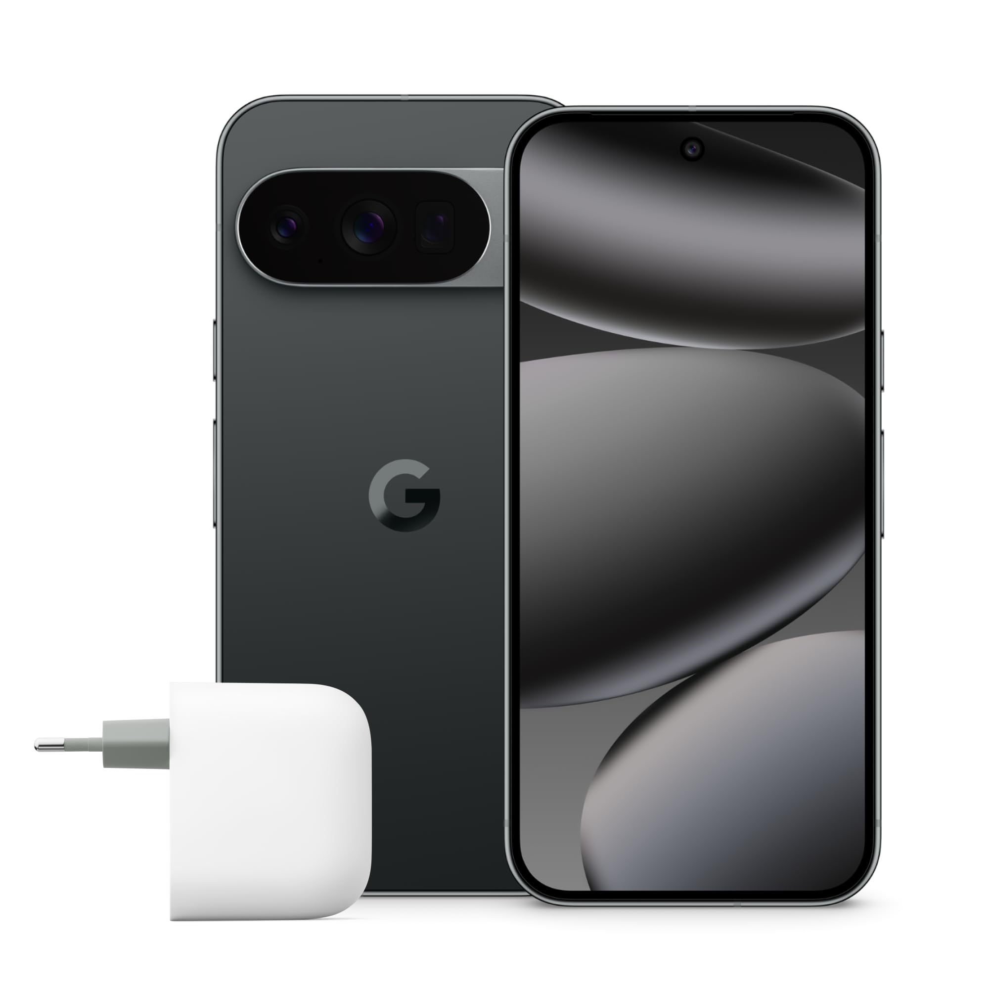 Google Pixel 10 Pro - Smartphone Android sbloccato con Gemini, sistema a tripla fotocamera posteriore, autonomia di oltre 24 ore e display Super Actua da 6,3" - Nero ossidiana, 128GB W/Charger