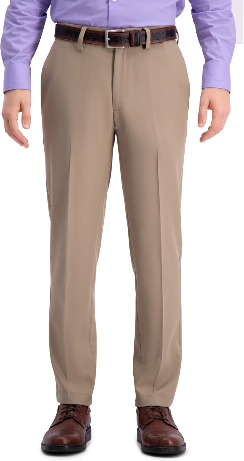 haggar cool 18 pro slim fit flat front pants