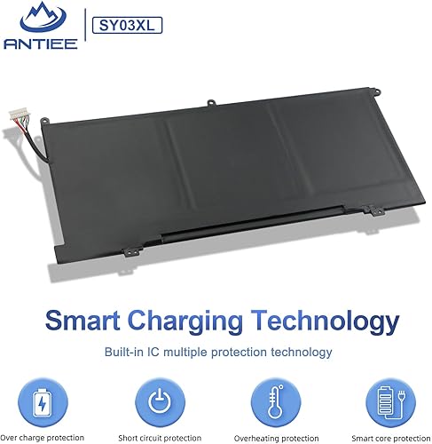 Miniatura 5 de ANTIEE SY03XL - Batería para portátil HP Chromebook X360 14 G1 14-DA 14-DA0011DX 14-DA0500ND 14-DA0021NR Chromebook 15-DE 15-DE0010NR 15-DE0021CL