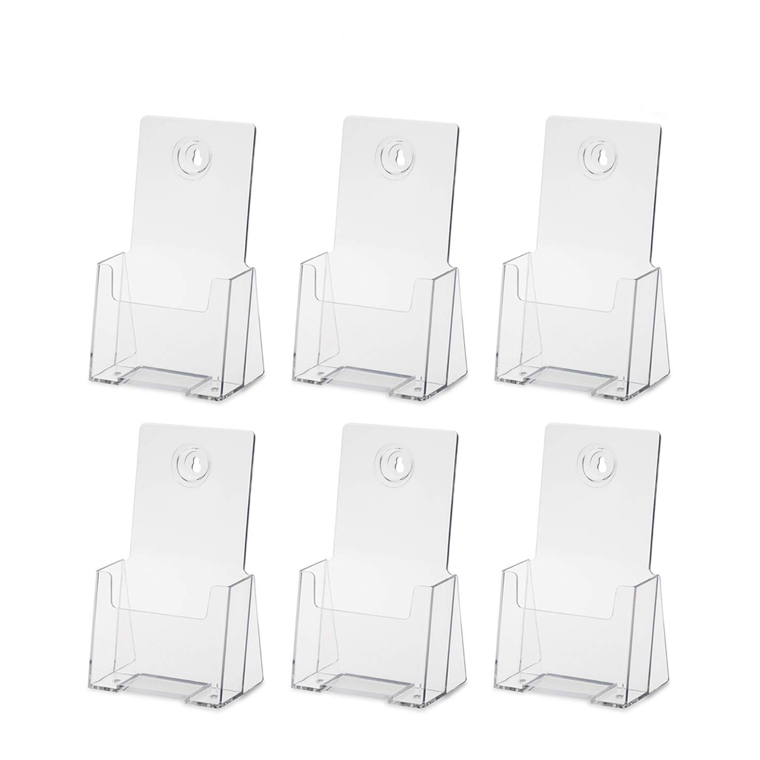 Source One Premium Counter Top TriFold 4-Inch Wide Acrylic Brochure Holder (S1-CT-TRI) by SourceOne