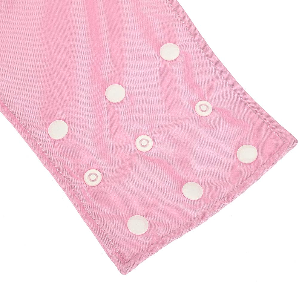 Couche de Poche Adulte 5 Couleurs, Lavable Couverture de Couche-culotte de Poche Adulte Réglable en Tissu de Couche-culotte Réutilisable(rose)