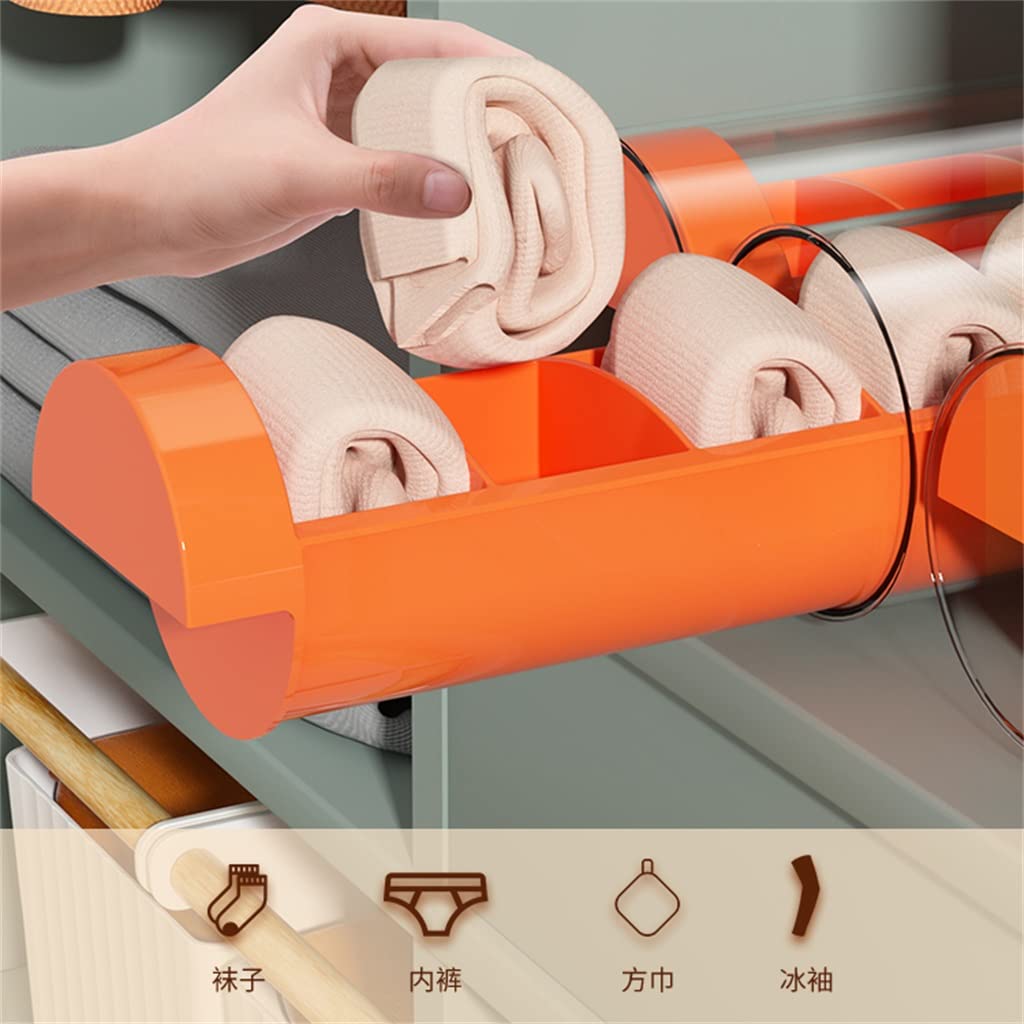 6 Compartiments Soutien-Gorge Organisateur boîte sous-vêtements et Chaussettes Organisateur tiroir Garde-Robe de Voyage (A 30X 8.5CM)