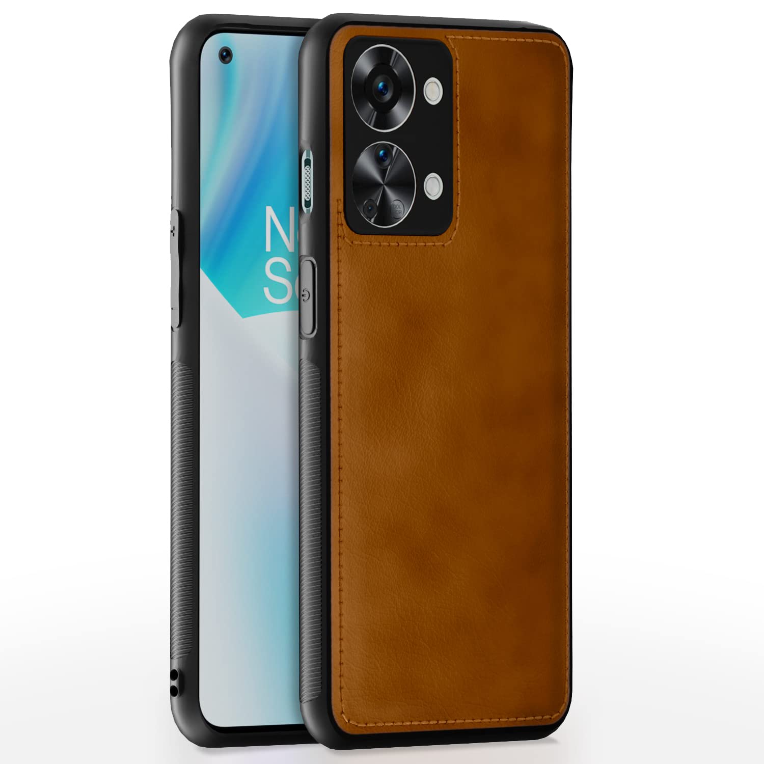 Pikkme OnePlus Nord 2T 5G Back Cover | Flexible Pu Leather | Full Camera Protection | Raised Edges | Super Soft-Touch | Bumper Case for OnePlus Nord 2T 5G (Brown) (B0BR5DTF5N) Amazon Price History, Amazon Price Tracker