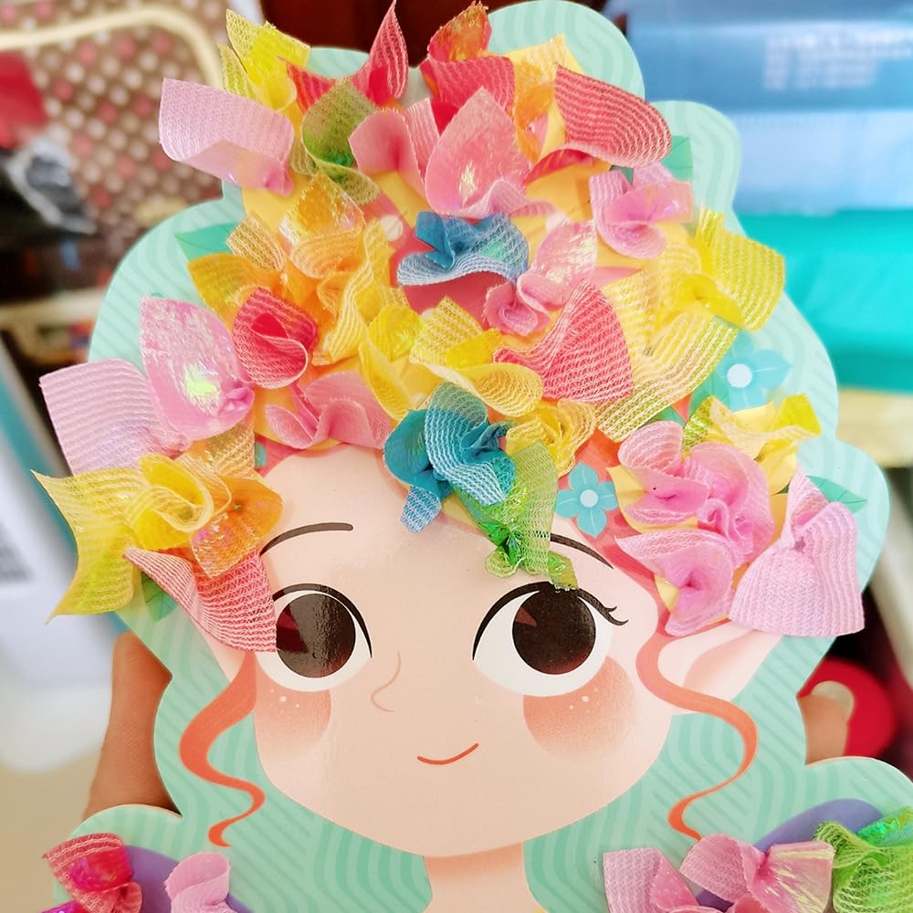 Amazon.com: Fabric Art Frenzy - Paper Craft Kit for Girls