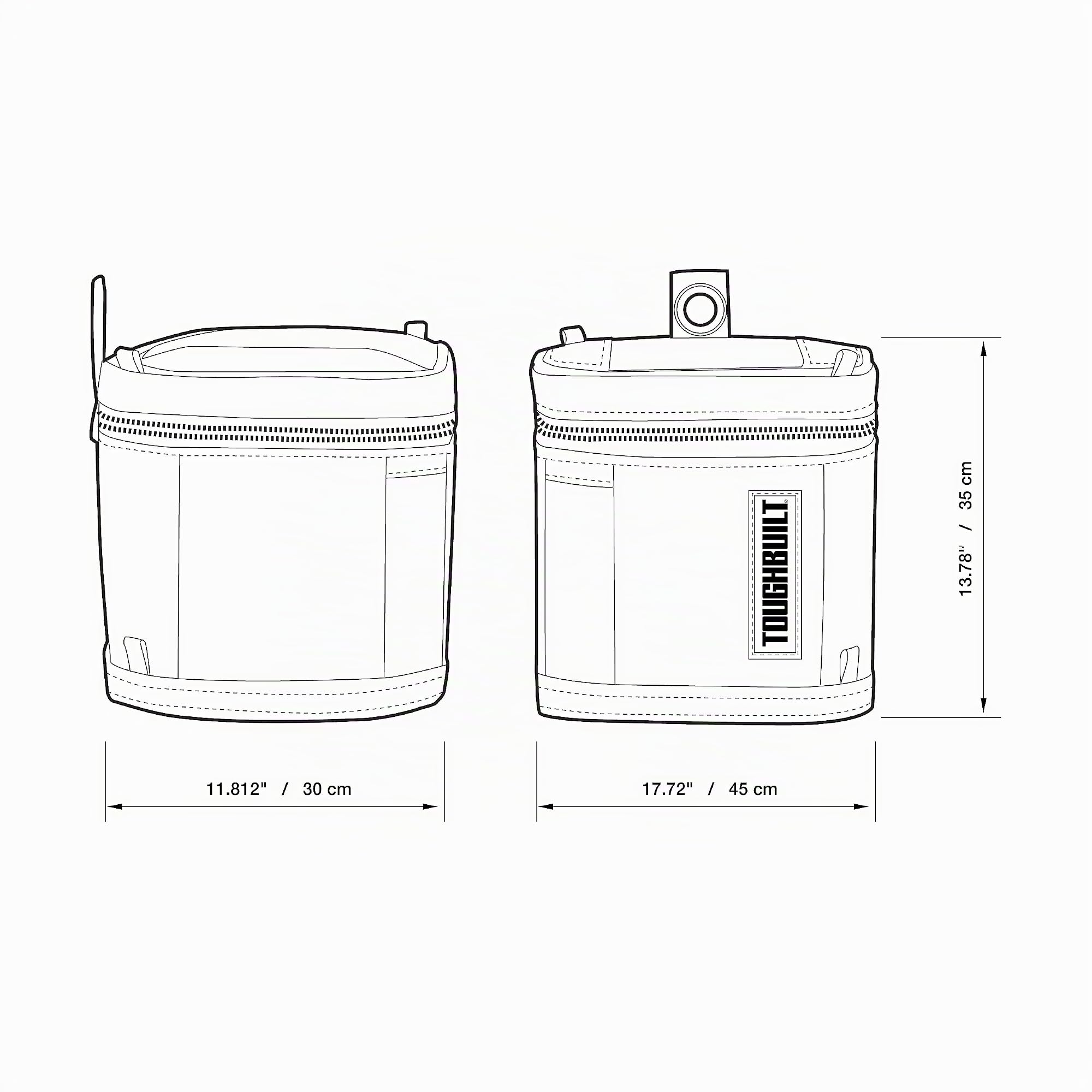 ToughBuilt TB-192-A2 SoftBox Cube (Pack de 2), Paquete de 2