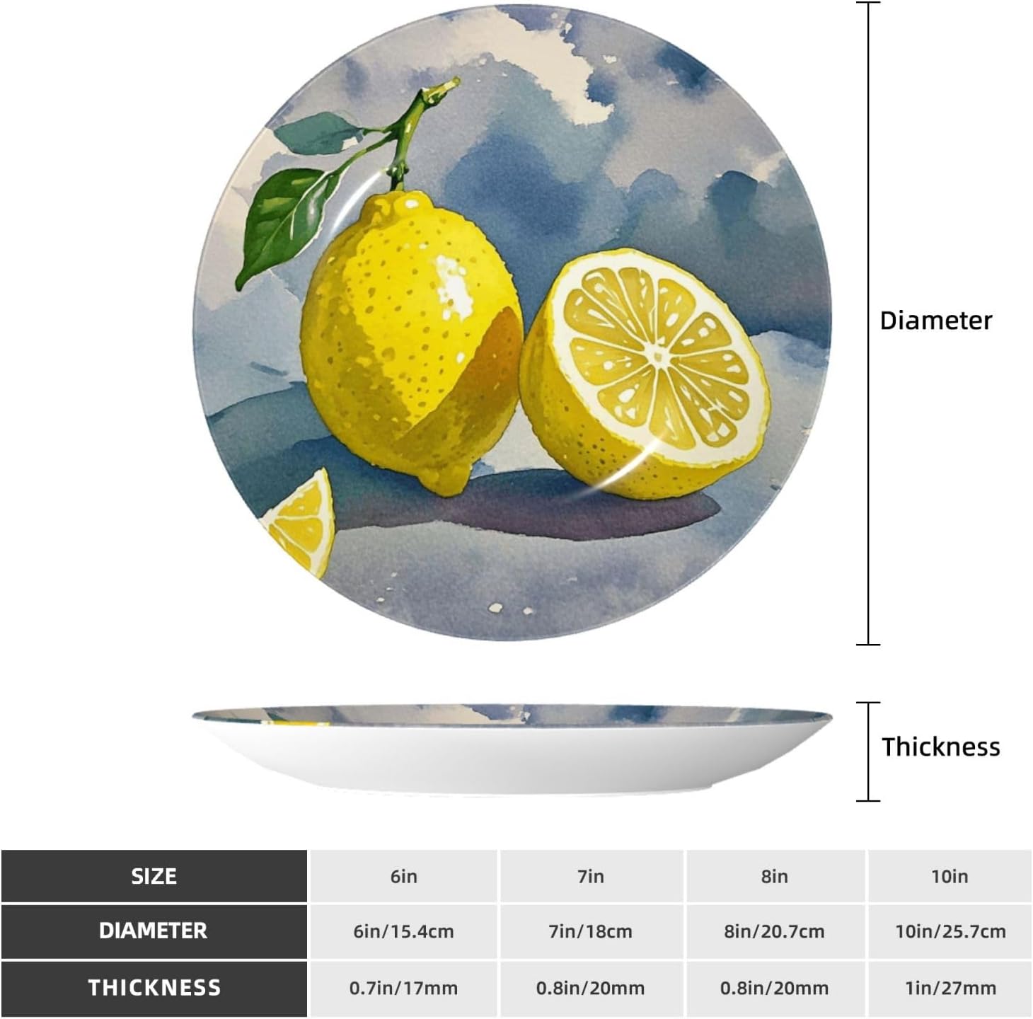 Decorative Plate Art Crafts Bone China Decorative Plate with Display Rack Souvenir Wall Decor Ceramic Ornaments Dinner Plates Ceramic Decoratives Plates for Home Office 10in