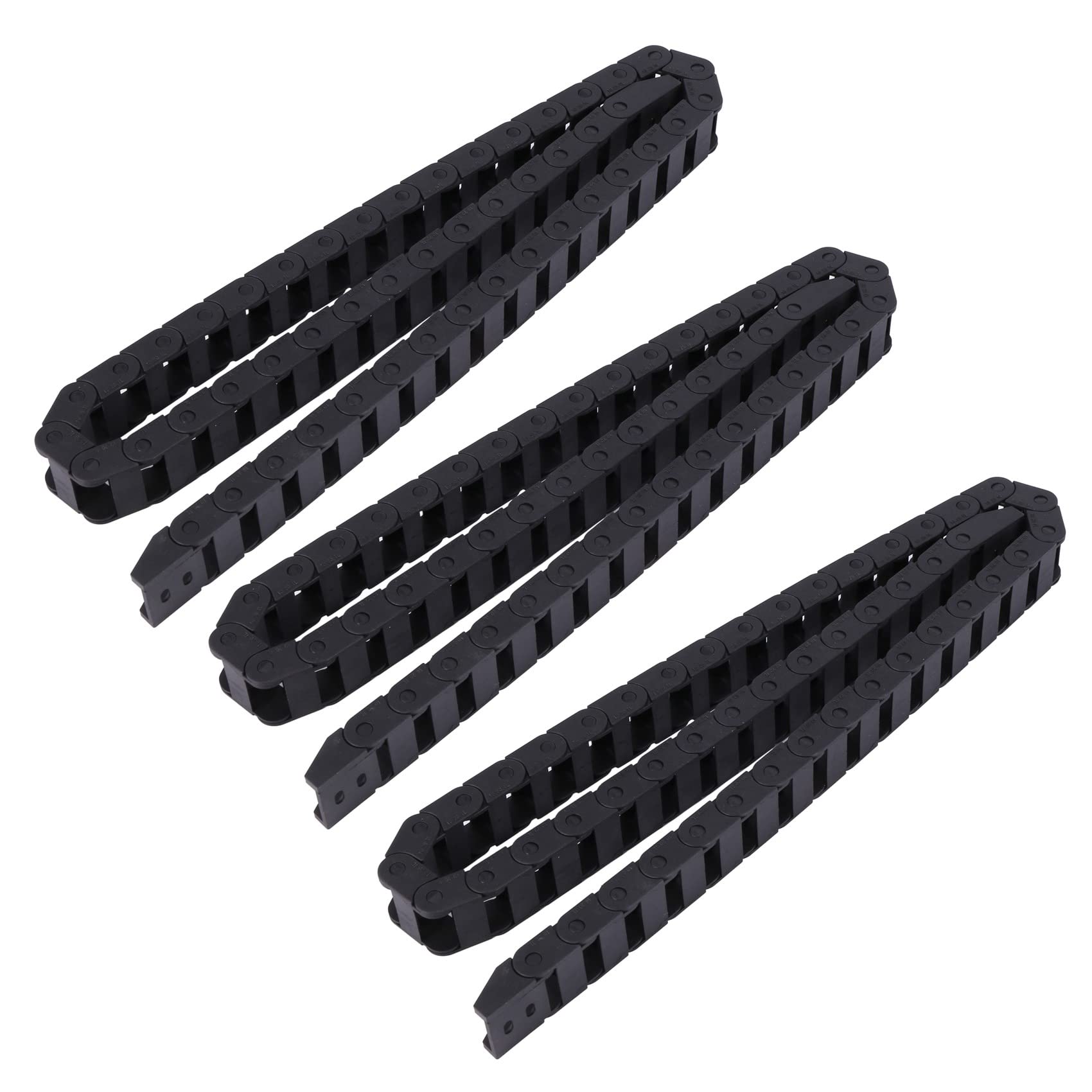 3 longes de 10 x 20 mm Cosmin plastique : fixez vos gaines sans percer vos murs