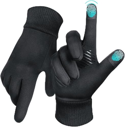 Guantes de invierno para hombres y mujeres guantes impermeables para clima frío con pantalla táctil