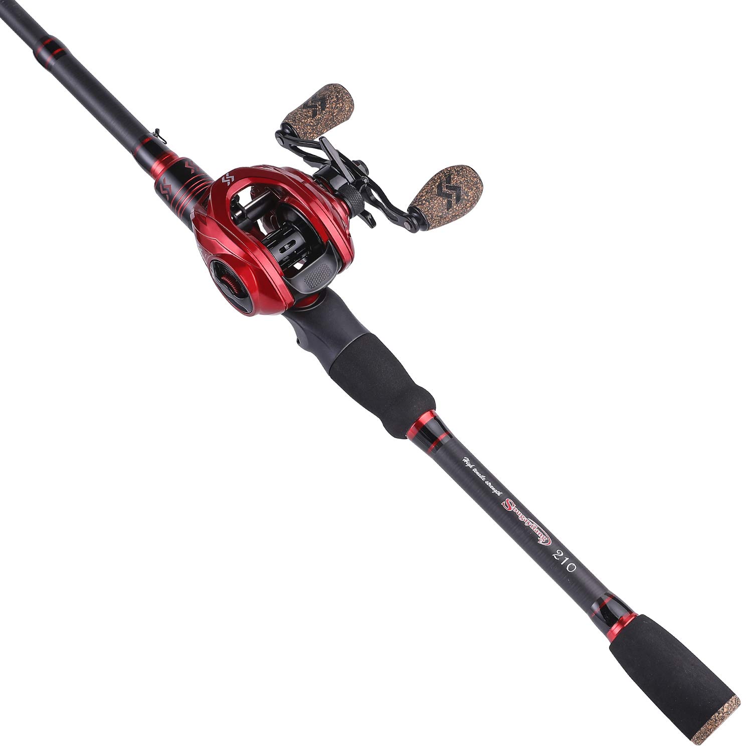 baitcaster fishing rod and reel