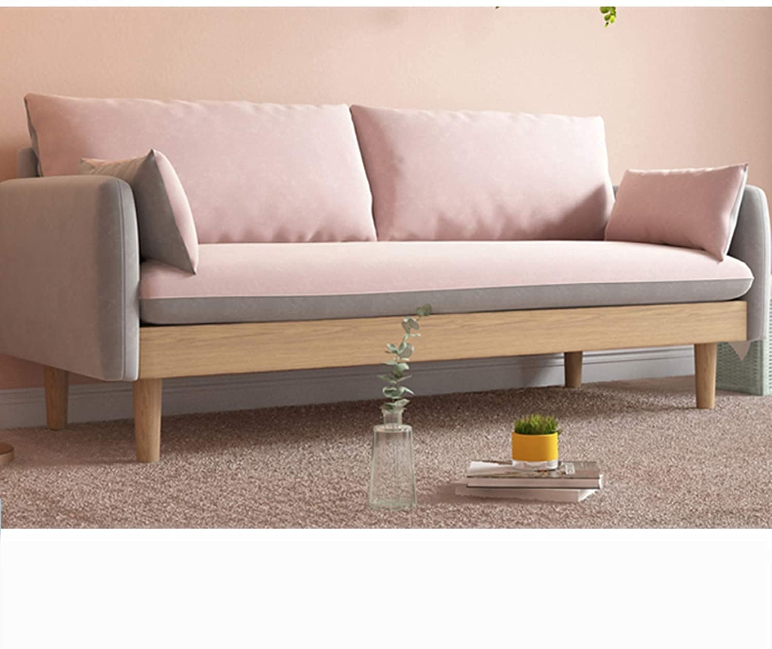 Patas De Madera Maciza Natural para Muebles, Patas De Madera para Gabinetes, Patas De Mesa, Herrajes De Muebles De Moda, Reemplazo para Sofá Cama, 4 Piezas, Patas D,60cm/24in