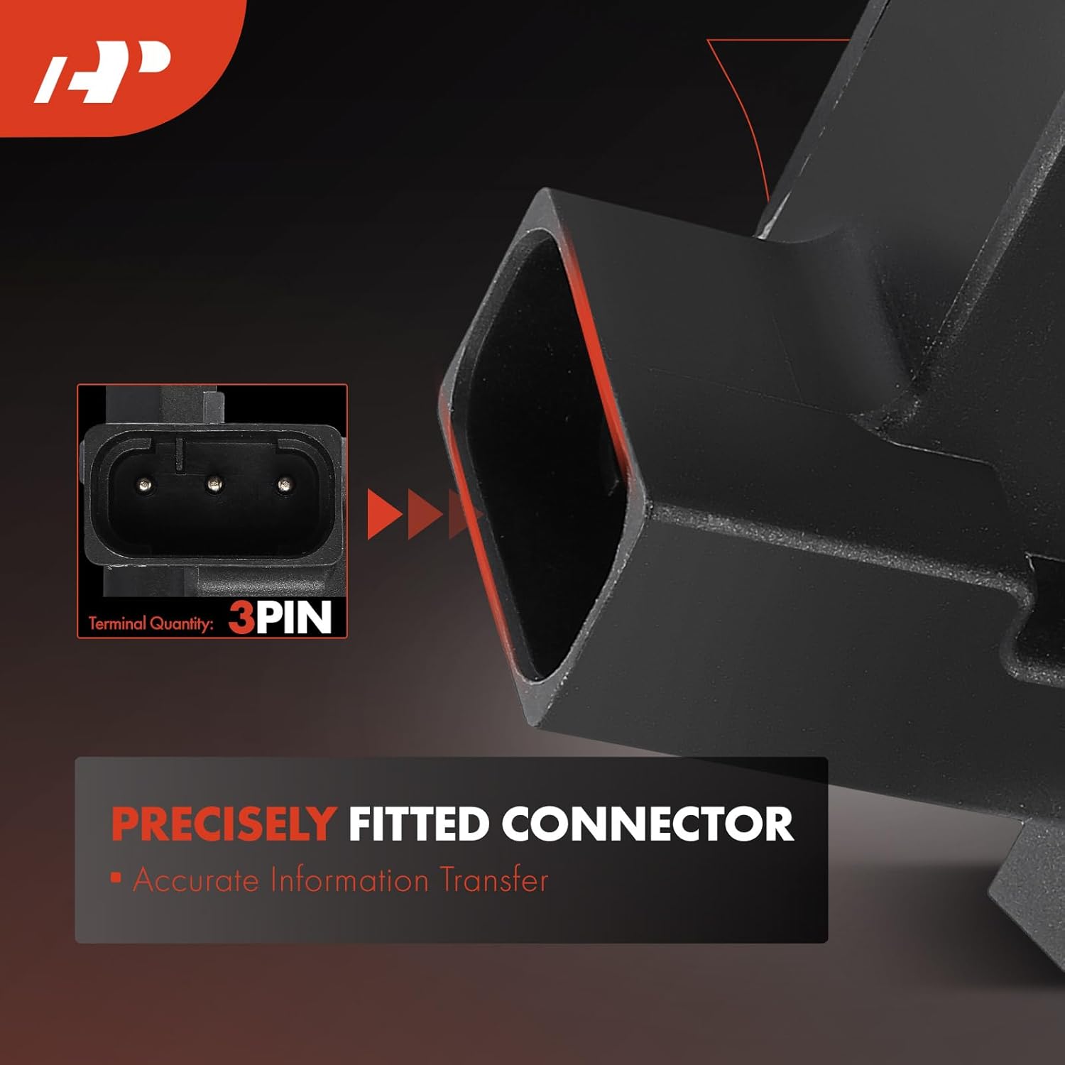 A-Premium Manifold Pressure (MAP) Sensor [3 Pins] Compatible with Dodge Grand Caravan, Dynasty, Intrepid & Chrysler Town & Country, Concorde, Imperial, LHS & Eagle Vision & Plymouth Grand Voyager