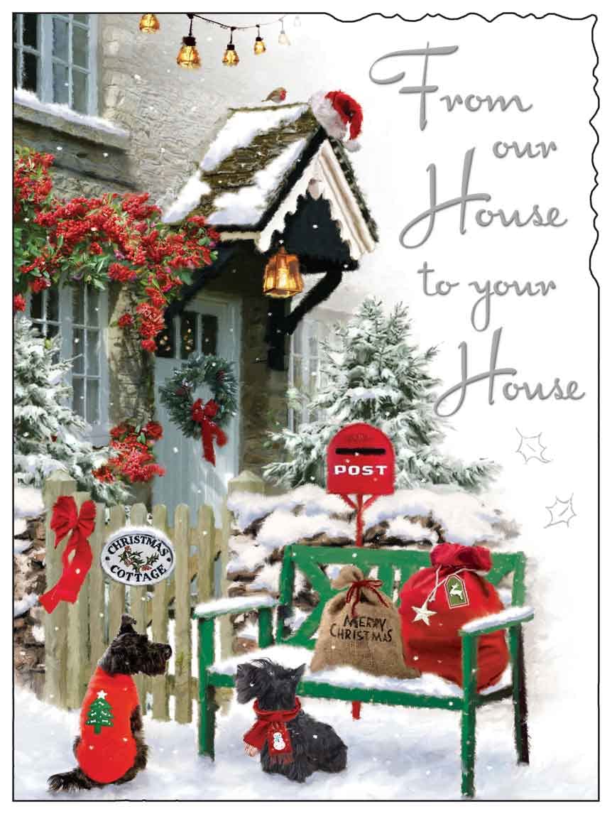 Jonny Javelin Carte De Noël « From Our House To Yours