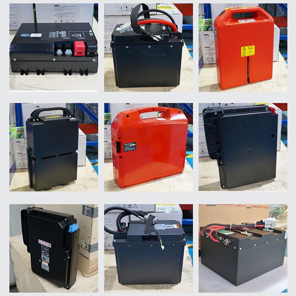 Batteria al Litio di Ricambio da 24 V 20 Ah, Batteria per transpallet Elettrico da 24 Volt per Kit Motore per Carrello elevatore Elettrico F3/F4/F5/EPT15-EZ