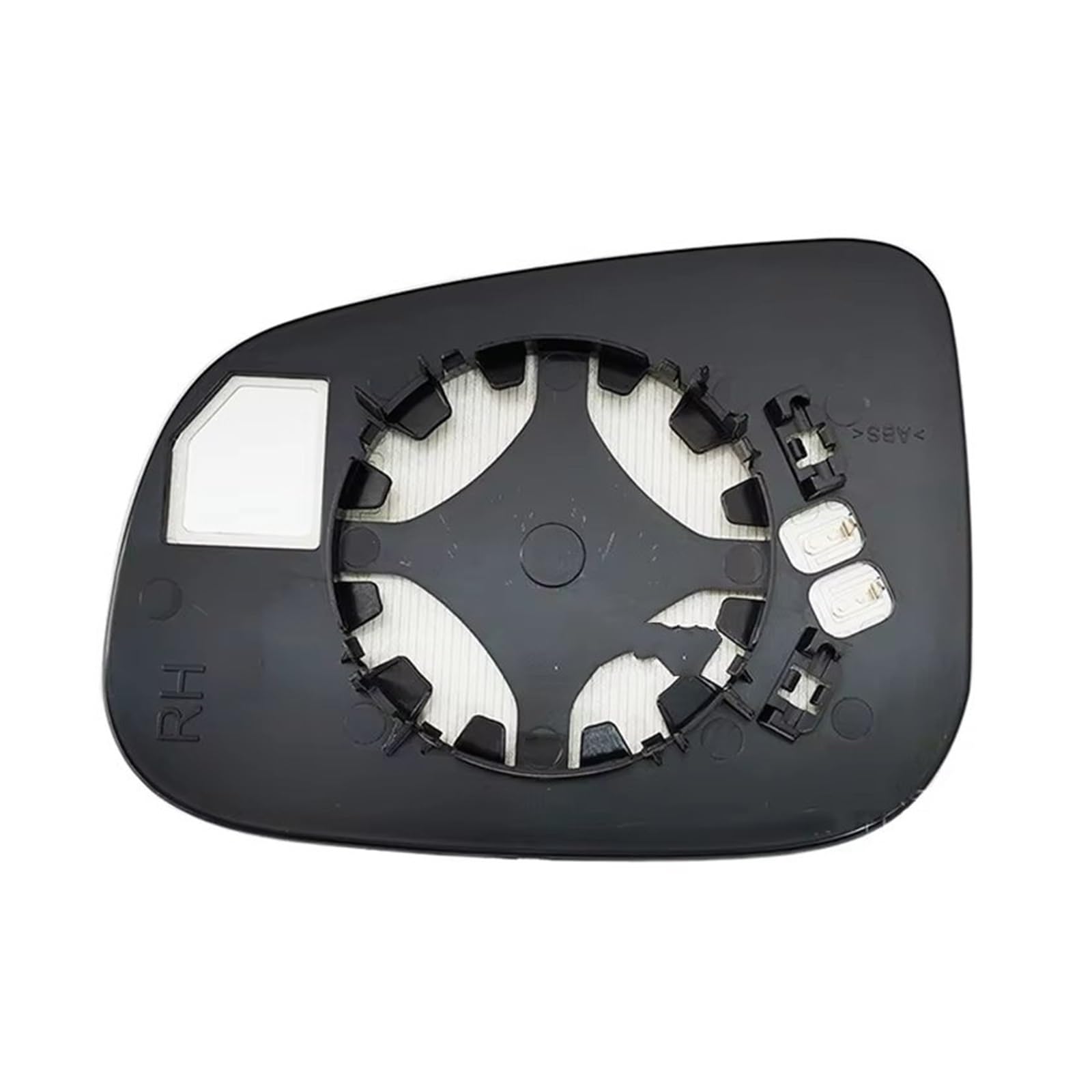 Cristal Espejo Reemplazar Para Volvo S60 V60 2011-2018, Marco Cubierta Cristal Espejo Retrovisor Calefactable Señal Giro Inferior(Silver Cover Left)