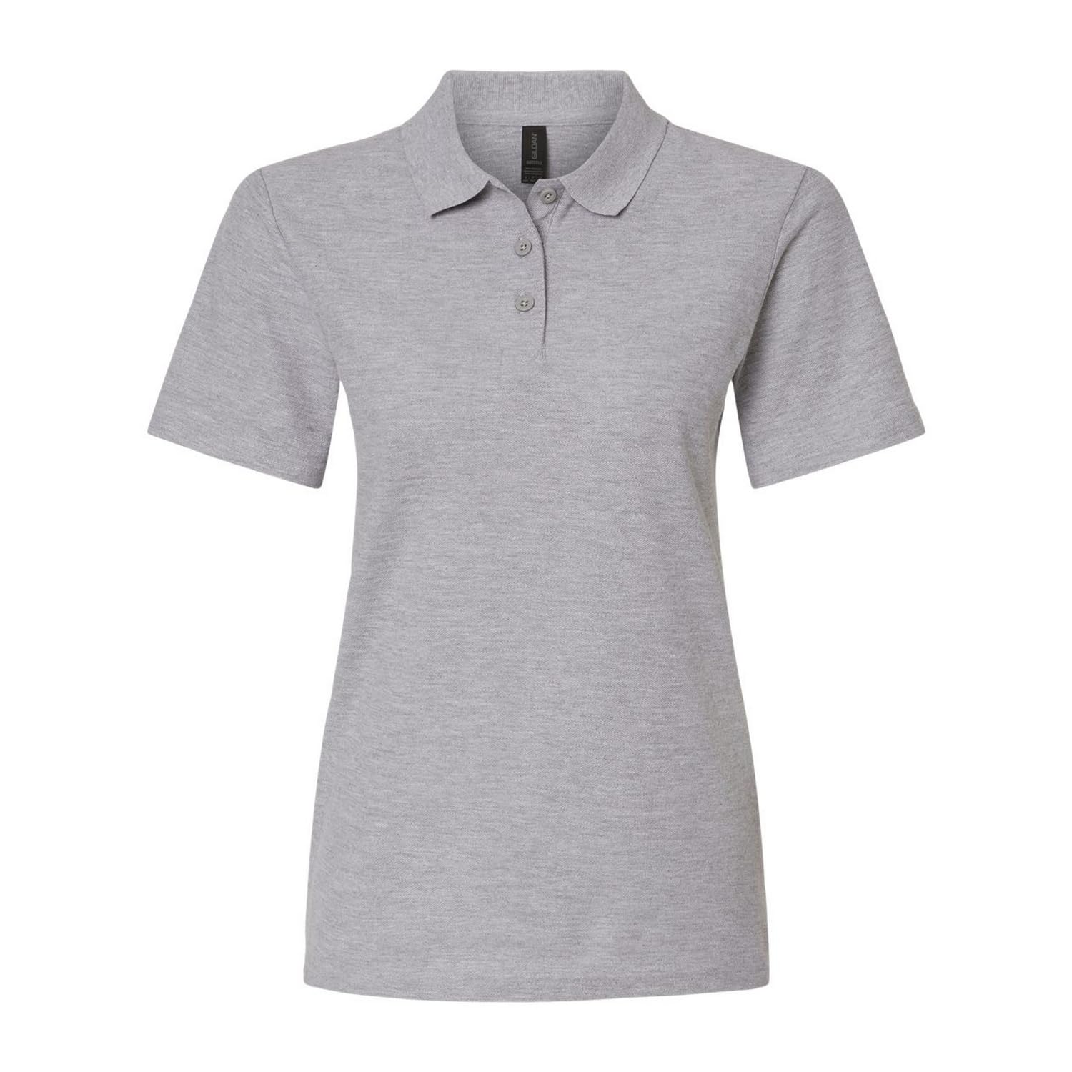Gildan Softstyle® Ladies' Double Pique Polo Brand Polo Sport Grey
