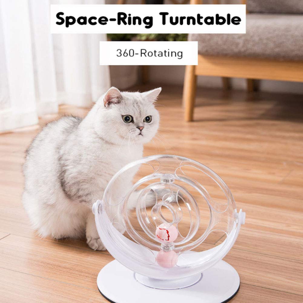 Katzenspielzeug Interactive Cat Ball Spielzeug, 360 ° Raum Spinning Ball Spielzeug Roller Katzenspielzeug, Lustiges Katzenspielzeug Mit Bell Ball Für Katzen Pet Kitten Physical Exercise Chaser