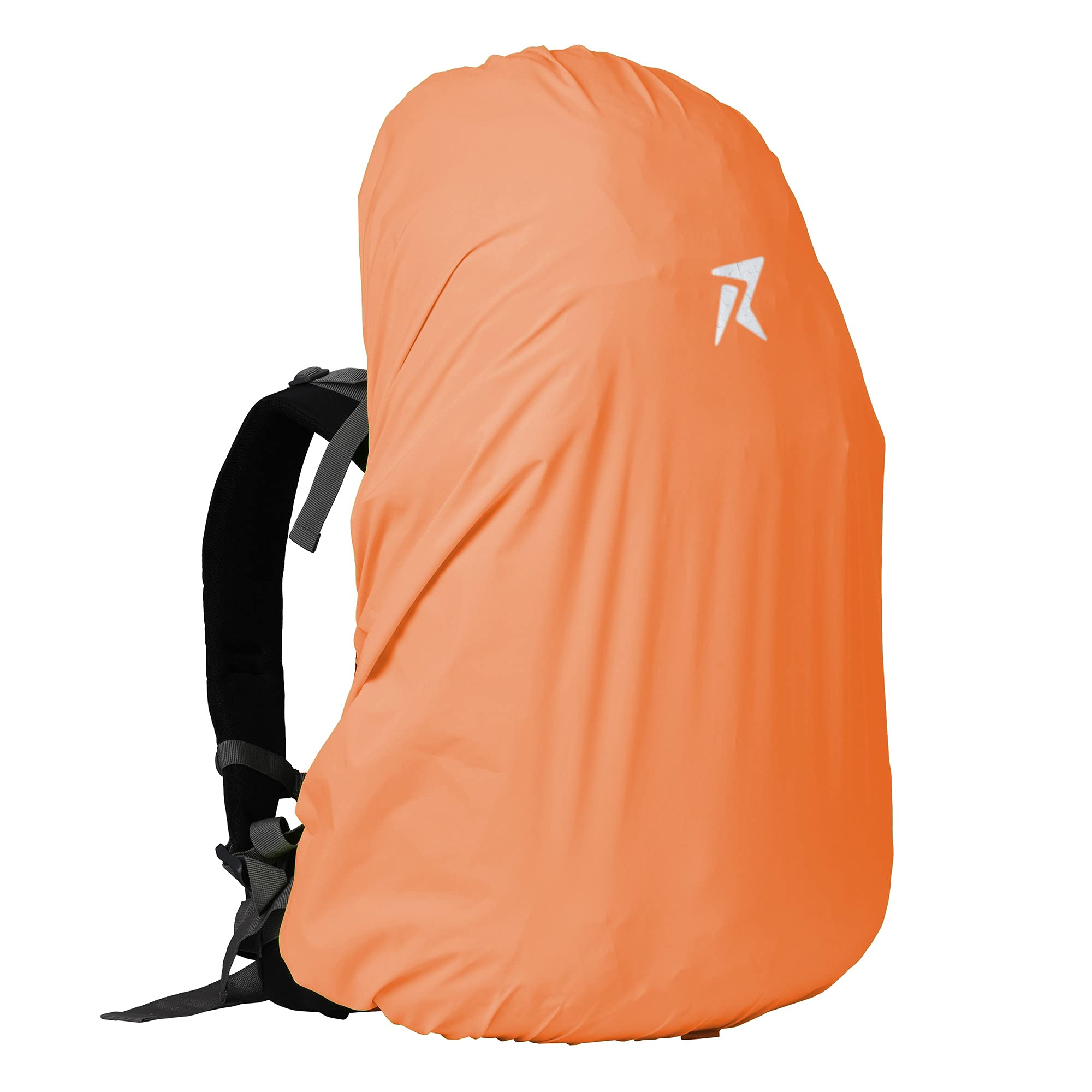 Rocksport Rain Cover and Dust Proof Bag Cover for Backpacks (Neon Orange) (Large)-image-4