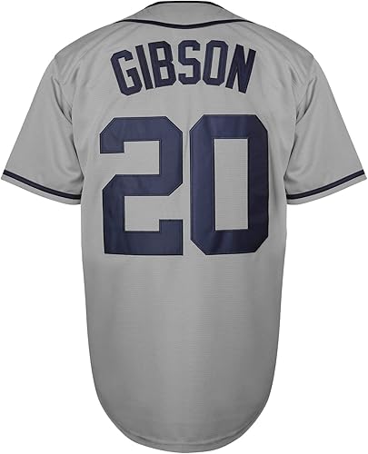 Miniatura 3 de Josh Gibson Jersey, 20 Homestead Grays Negro Liga Nacional Camiseta de Béisbol, Camiseta deportiva cosida S-3XL