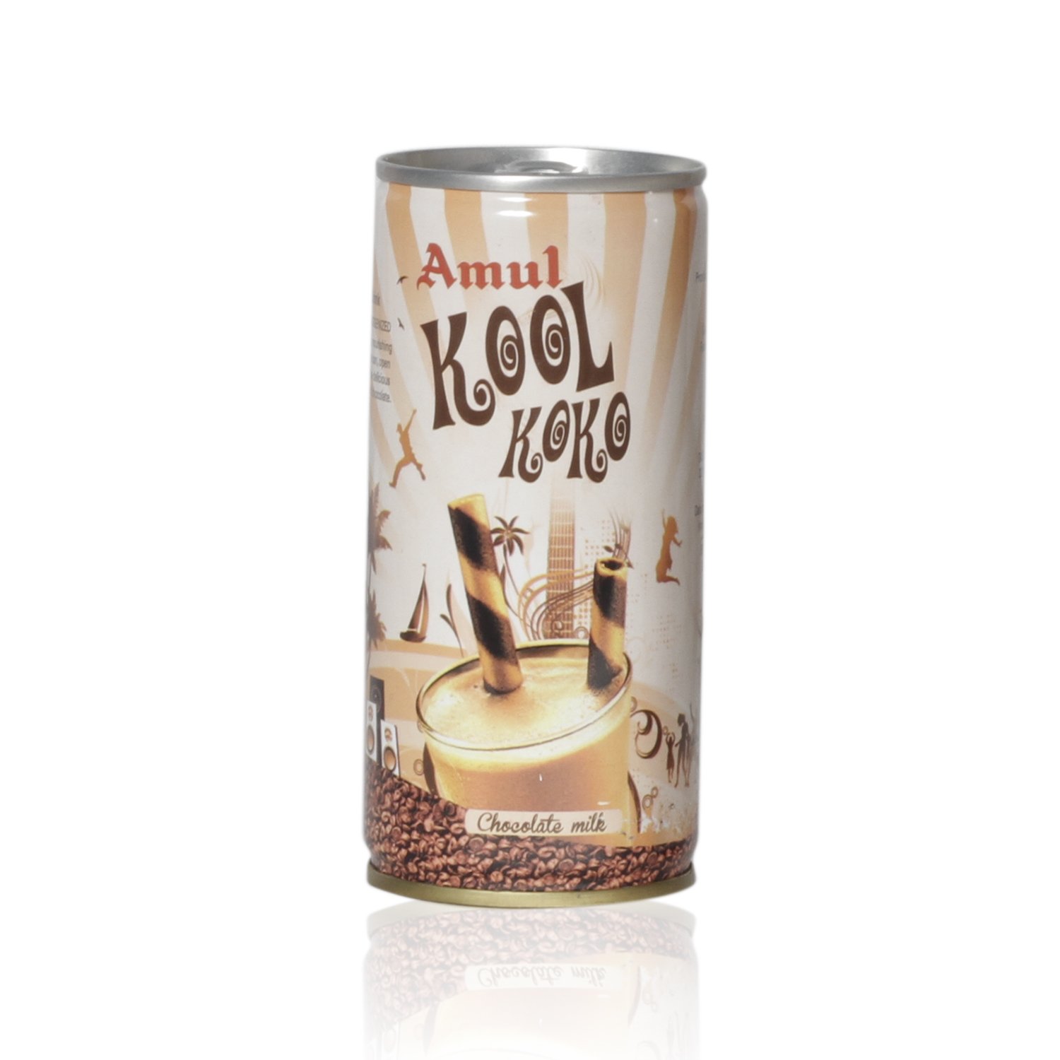 Amul Flavored Liquid Milk-Kool Koko, 180Ml Can