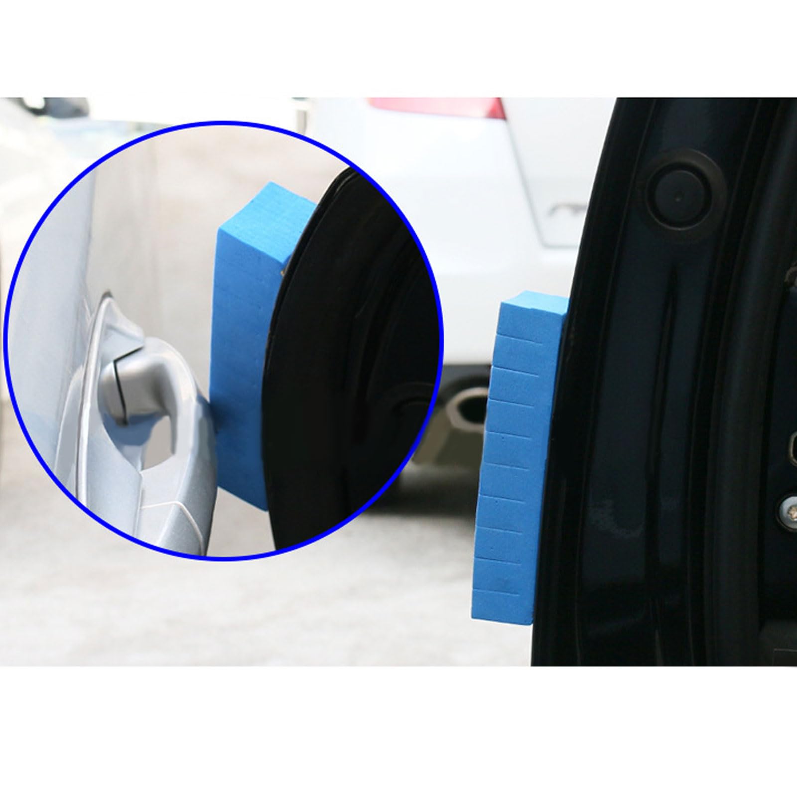4 Protezioni Paraurti In Schiuma Antiurto Per Auto – Assorbimento 150kg, Adesivo Industriale, Per Garage E Pareti