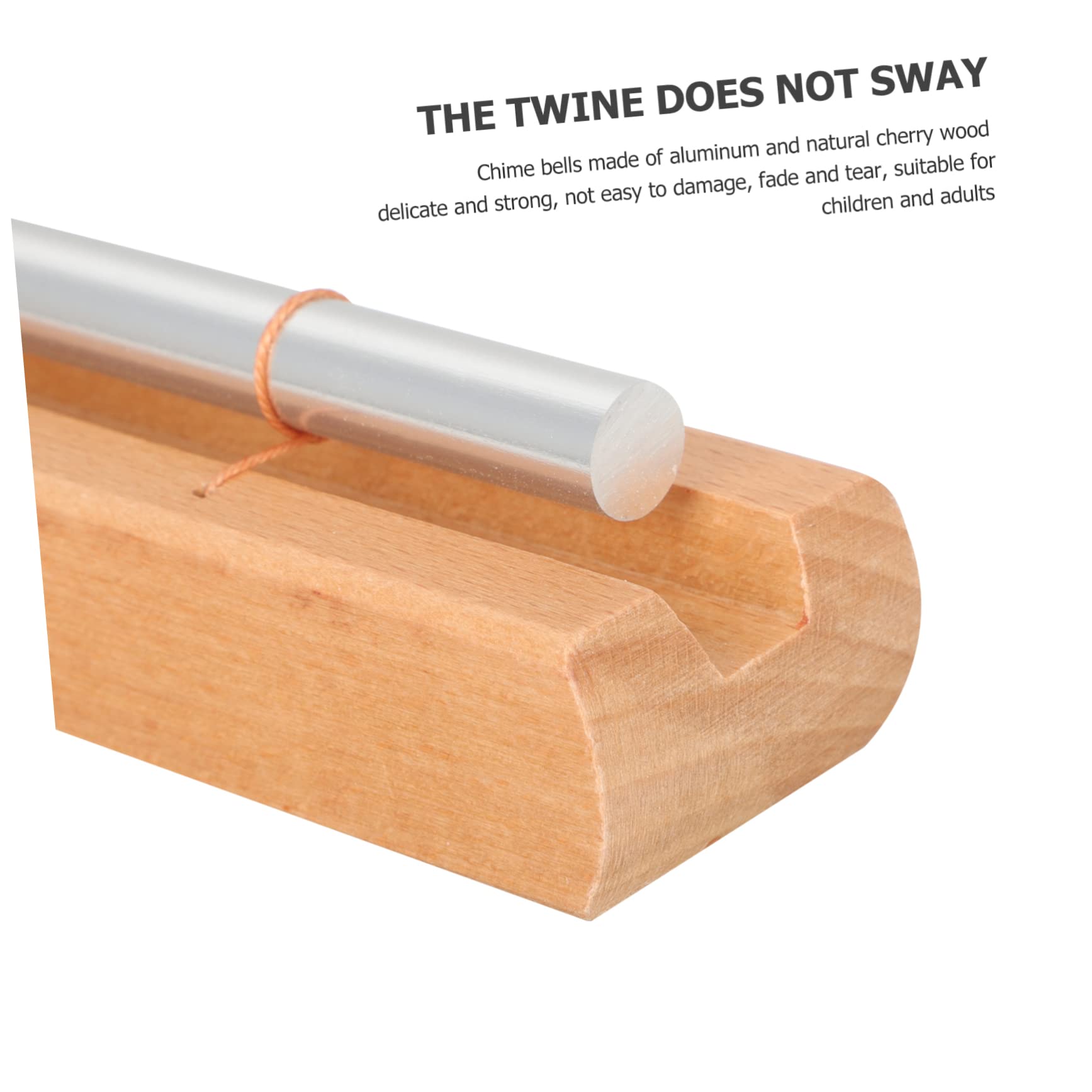 Levemolo 2 Pack Meditation Chime Hand Bell Classroom Percussion Instrument Ritual Instruments for Boys and Girls