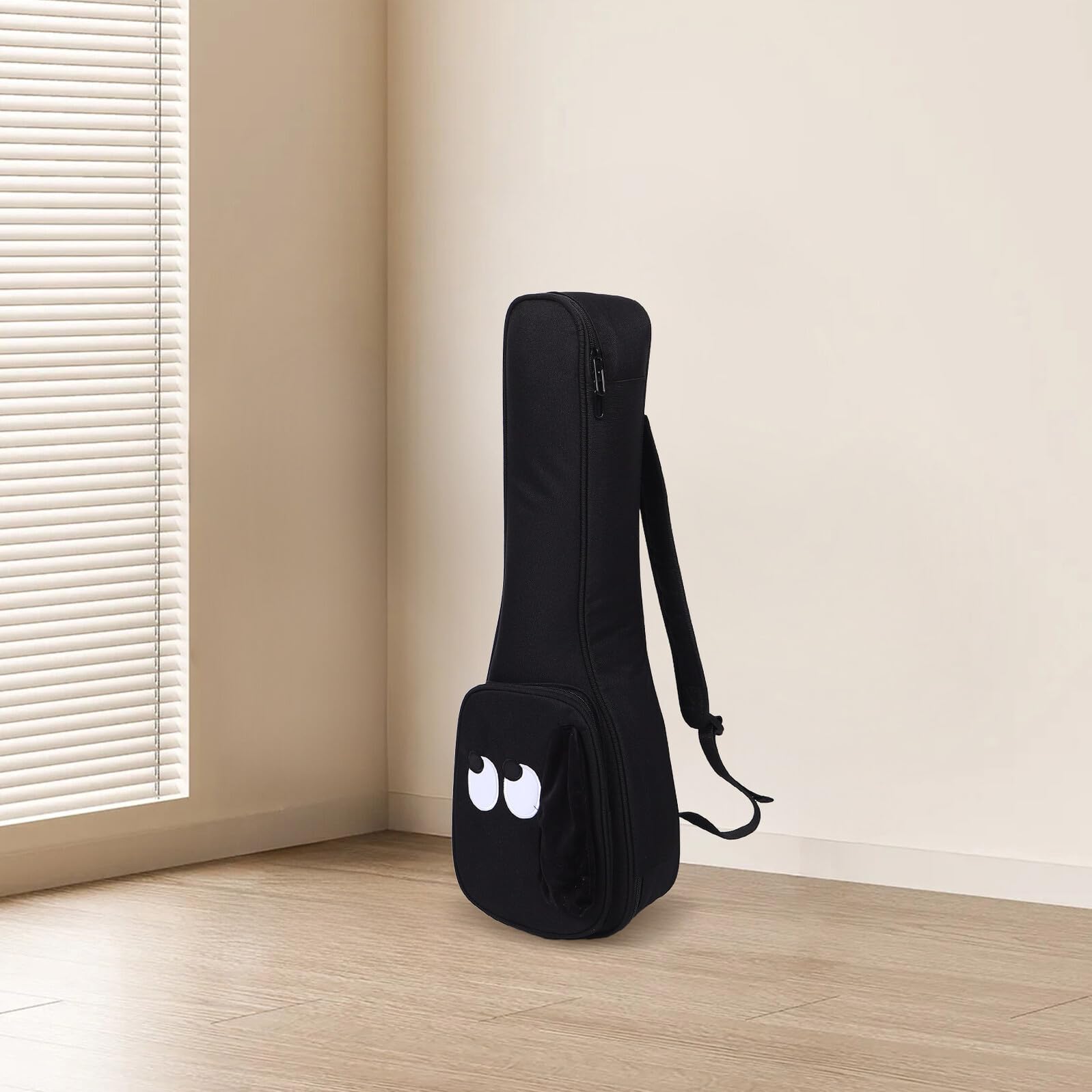 Bolso Kreliqin de Tela Oxford Negro para Guitarra Acústica Doble Correa Hombro para Conciertos Eventos Musicales y Transportar Instrumentos